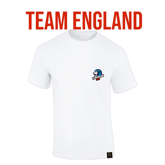 Team england 40k white tee